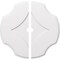 Ekena Millwork Percival Architectural Grade PVC Ceiling Medallion, 36"OD x 3"ID x 12 1/2"C x 1"P, Two-Piece CMP36PL2-03000 - alternate 1